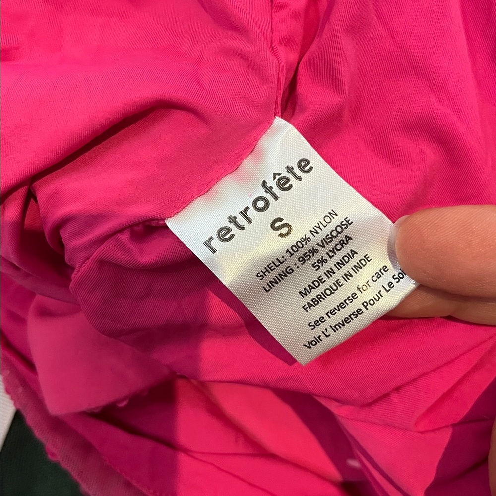 Retrofete OLIVIA SEQUIN MINI DRESS Sunset pink S - Picture 15 of 17